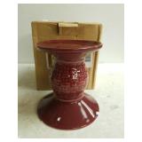 Longaberger Paprika Pillar Candle Holder