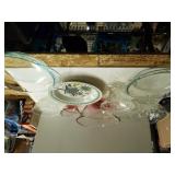 Pyrex Pie Plates, Botanical Garden Pie Plates ,