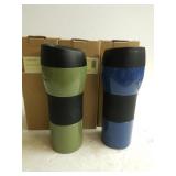 Longaberger Sage & Cornflower Stainless Steel