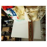 Wooden Laundry Sign, Baby Shoes & More