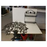 Home Decor Metal Candle Tree And Shelf