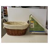 Decorative Basket And Castlewood Corner Mantle