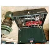 Coleman Lantern & 2 Burner Camping Stove