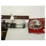 Parini Cookware 4 Qt. Stainless Dutch Oven,