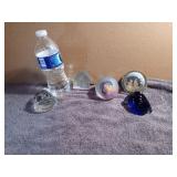 5 Vintage Miscellaneous Glass Home Decor Pieces