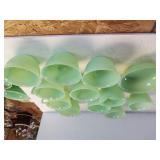 Fire King Jadeite Cups, Bowl