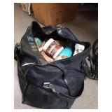 Bag With Assorted Items(leather Pieces,  Leather