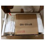 Costway Fireplace With Insert. White In Color.New