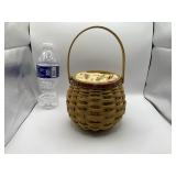 Longaberger Rose Basket With Liner And Protector