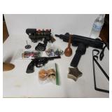 Vintage Salt And Pepper Shakers,  Toy Gun, Avon