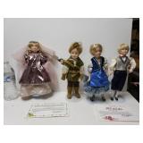 Porcelain Jack And Jill , And Porcelain Robin