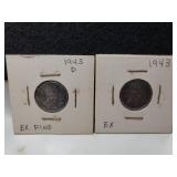 (2) 1943 Pennies