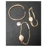(3) Pieces Gold Filled/Rolled Jewelry - (2)