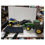 John Deere Toy Tractor And Other Cars