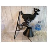 Cast Iron Running Buck Door Bell