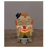 Vintage Aladdin Giftware Circus Clown Lamp