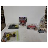 Diecast Collectors Cars, Darts, And Ships In
