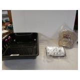 Dish Strainer, Mary Kay Pallets, And Coleman Hat