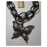 Large Butterfly Necklace