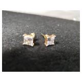 Sterling Silver Designer Earrings - Marked PAD