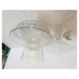 Princess House Heritage Pattern Ice Bucket, Glass