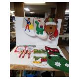 Assorted Christmas Stockings, Tic Tac Toe,