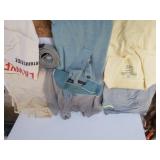 Polo Type Shirt,  Sleeveless T Shirt, Bag, Sz M -