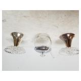 Candle Stick Holders, Relish Dish