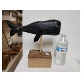 Carved Whale. Signed By Artist