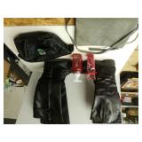 Womens Sz 7  Side Zip Boots, Shoulder Purse ^