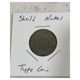 Antique Shield Nickel