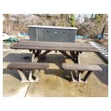 Finely Built Amish Picnic Table. Heavy, Very