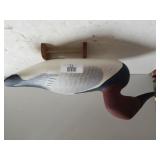 Wood Duck Decoy Display, Signed Capt. Harry Jobes
