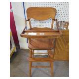 Vintage Oak High Chair