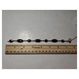 Vintage Gold Filled Black Onyx Bracelet