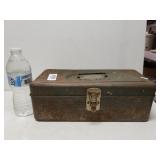 Vintage Metal  Prest Lite Toolbox