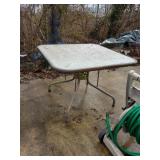 Glass Top Patio Table
