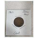 1907 Indian Head Cent