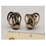 Vintage Silverstone clip - on earrings