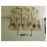 Vintage Libbey Gold Leaf Pilsners With Carrying