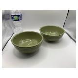 Longaberger Woven Traditions Sage Set Of 2 Soup