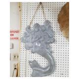Metal Mermaid Wall Display