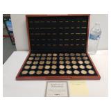 Gold Plated State Quarters Set - Philadelphia