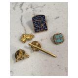 Vintage Religious Pins & Pendant Lot