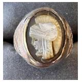 Mens Vintage Roman Soldier Ring