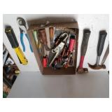 Assorted Tools Include Hammer, Screwdriver & More