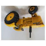 Yellow Vintage Metal John Deere Tractor