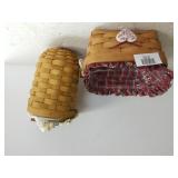 Longaberger Hanging Basket & Square Basket