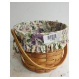 Longaberger Accent Basket With Liner