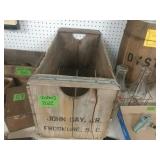 John Gay, Jr Wooden box 12 X 24 X 12